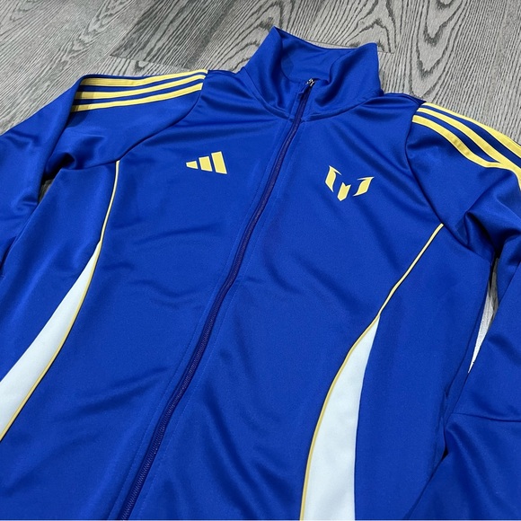Adidas Men’s Football Tiro 24 Messi Street Blue Jacket BNWT M - Picture 3 of 9